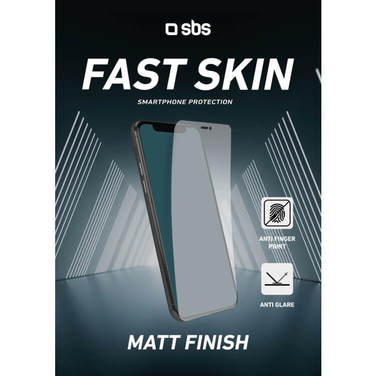 SBS Fast Skin Unbreakable näytönsuoja asennettuna tai toimitettuna kaikkiin merkkeihin